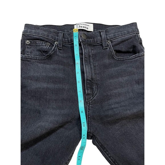Reformation High & Skinny Crop Avalon Black Wash Jeans Size 27 LY799 - Picture 5 of 9